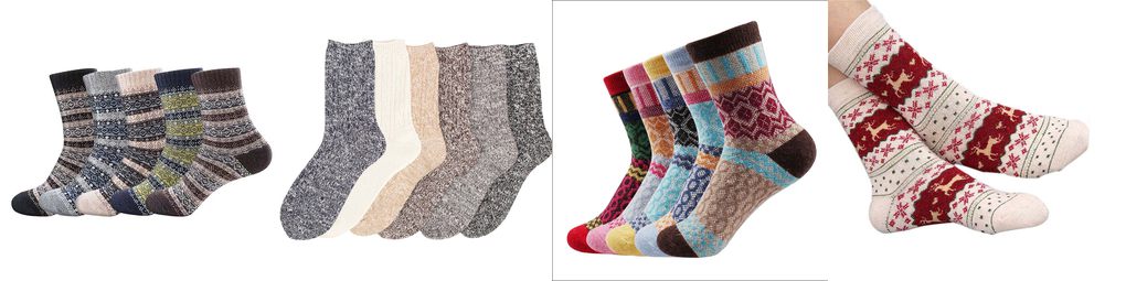 cute design women winter thermal socks